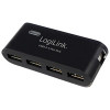 4-portos USB HUB (tápegységgel) LogiLink (USB 2.0)