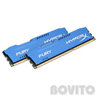 8GB DDR3 1600MHz (PC3-12800) Kingston Dual RAM KIT (HyperX Fury Blue) - 2x4GB