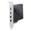 Asus ThunderboltEX 4 bővítőkártya, dual Thunderbolt 4 (USB-CŽ) porttal PCIe 3.0