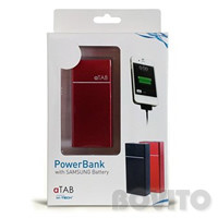 aTAB Powerbank 5200 mAh zsebakkumulátor (piros)