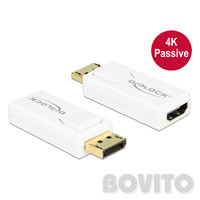 Delock DisplayPort > HDMI 4K passzív átalakító (fehér)