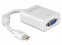 Delock mini DisplayPort > VGA (DSUB) átalakító, 12cm kábellel (fehér)