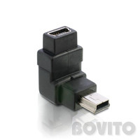Delock Mini USB 2.0 toldó könyök (90°)
