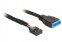 Delock USB 2.0 alaplapi csatlakozó 9 pin > USB 3.0 19 pin (belső) kábel, 60cm