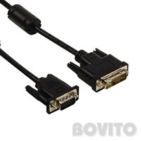 DVI-A  VGA (DSUB 15pin) kábel 2m