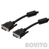 DVI-DVI (24+1) - dual link kábel 10m  (Value)