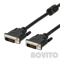 DVI-DVI (24+1) - dual link kábel 2m  (Nedis)