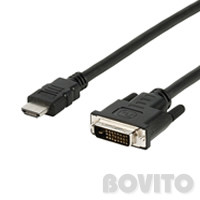 DVI-HDMI (M) kábel 2m (Nedis)