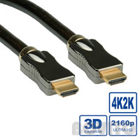 HDMI-HDMI (M) kábel 3m UHD szabvány (Roline)