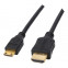 HDMI-mini HDMI (C) kábel 2,5m (aranyozott csatlakozókkal)