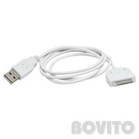 iPhone 4/3/2, iPod Touch, iPad USB kábel 1,2m