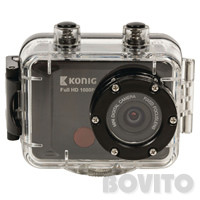 König Full HD 1080p vízálló akciókamera