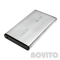Logilink USB 2.0 periféria ház 2,5" SATA HDD-hez (ezüst)