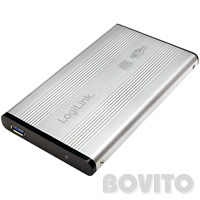 Logilink USB 3.0 periféria ház 2,5" SATA HDD-hez (ezüst)