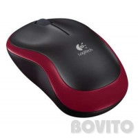 Logitech M185 Wireless Mouse - Red (piros)