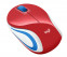 Logitech M187 Wireless Mini Mouse - Red (piros)