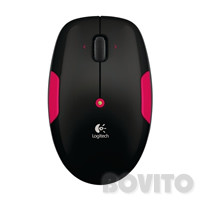 Logitech M345 Wireless Mouse - Fire Red (piros)