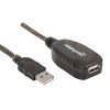 Manhattan USB 2.0 extender kábel, aktív 20m