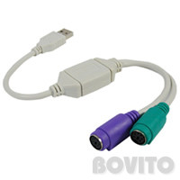 PS2-USB átalakító (2xPS2-->1USB) VCOM