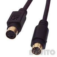 S-Video hosszabbító kábel (M/F) 2,5m