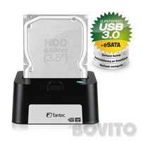 SATA dokkoló HDD-hez (Fantec) USB 3.0 és eSATA