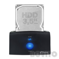 SATA dokkoló HDD-hez (Fantec ER-U3) USB 3.0 - fekete