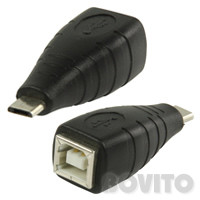 USB (B)  micro USB átalakító