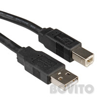 USB 2.0 kábel (A/B) 0,8m (nyomtatóhoz) - Roline