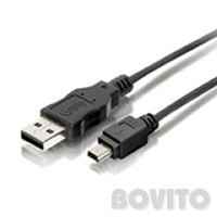 USB 2.0 mini 5-pin kábel 1,8m - Equip
