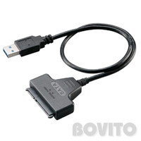 USB 3.0 - SATA átalakító 2,5"-os eszközök számára (Akasa AK-AU3-03BK)