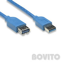 USB 3.0 toldókábel (AF/AM) 1,8m - Manhattan