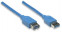 USB 3.0 toldókábel (AF/AM) 3m - Manhattan