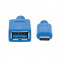 USB 3.1 (C)  USB 3.0 (A) (M/F) toldókábel 15cm Manhattan