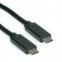 USB 3.1 (C)  USB 3.1 (C) (M/M) kábel 0,5m Roline