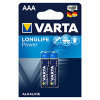 Varta Longlife Power AAA (micro) elem 2db (blister)