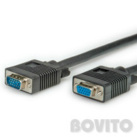 VGA (DSUB) hosszabbító kábel (M/F) 10m (árnyékolt) Roline