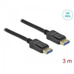 Delock DisplayPort (M/M) kábel, 10K 60Hz 54Gbps, 3m