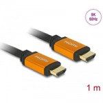 HDMI-HDMI (M) Nagy sebességű kábel 1m 8K 60Hz 48Gbps (Delock)